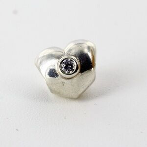 Pandora Retired Sterling Silver Heart Charm – Authentic ALE 925 Bead